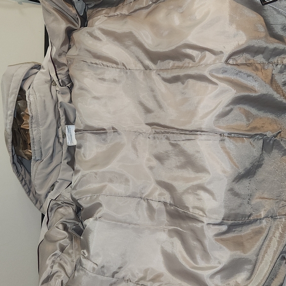 CROFT & BARROW WOMENS QUILTED JACKET SIZE L TAUPE COLOR - Picture 8 of 14